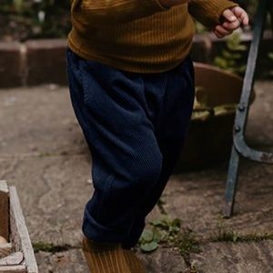 The Simple Folk The Corduroy Harem Trouser Indigo Boys 8/9 pants